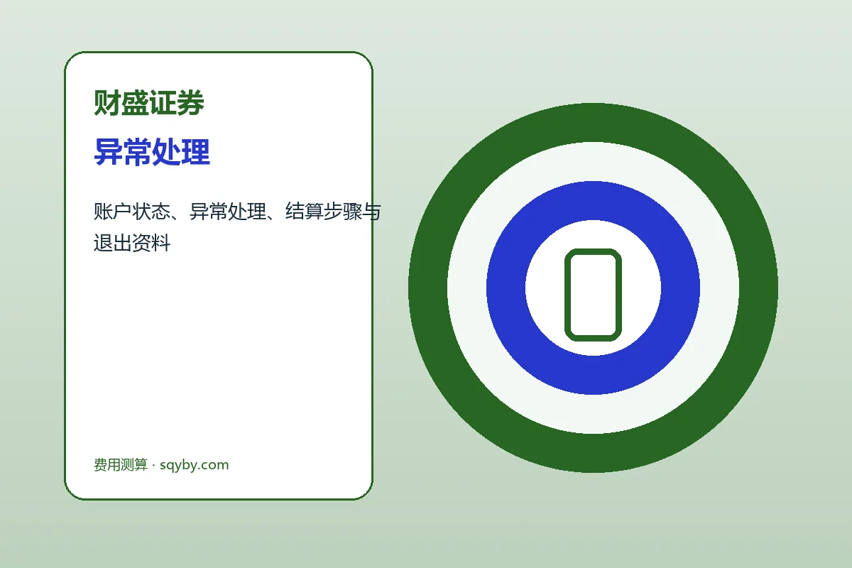 财盛证券客户支持与服务流程示意